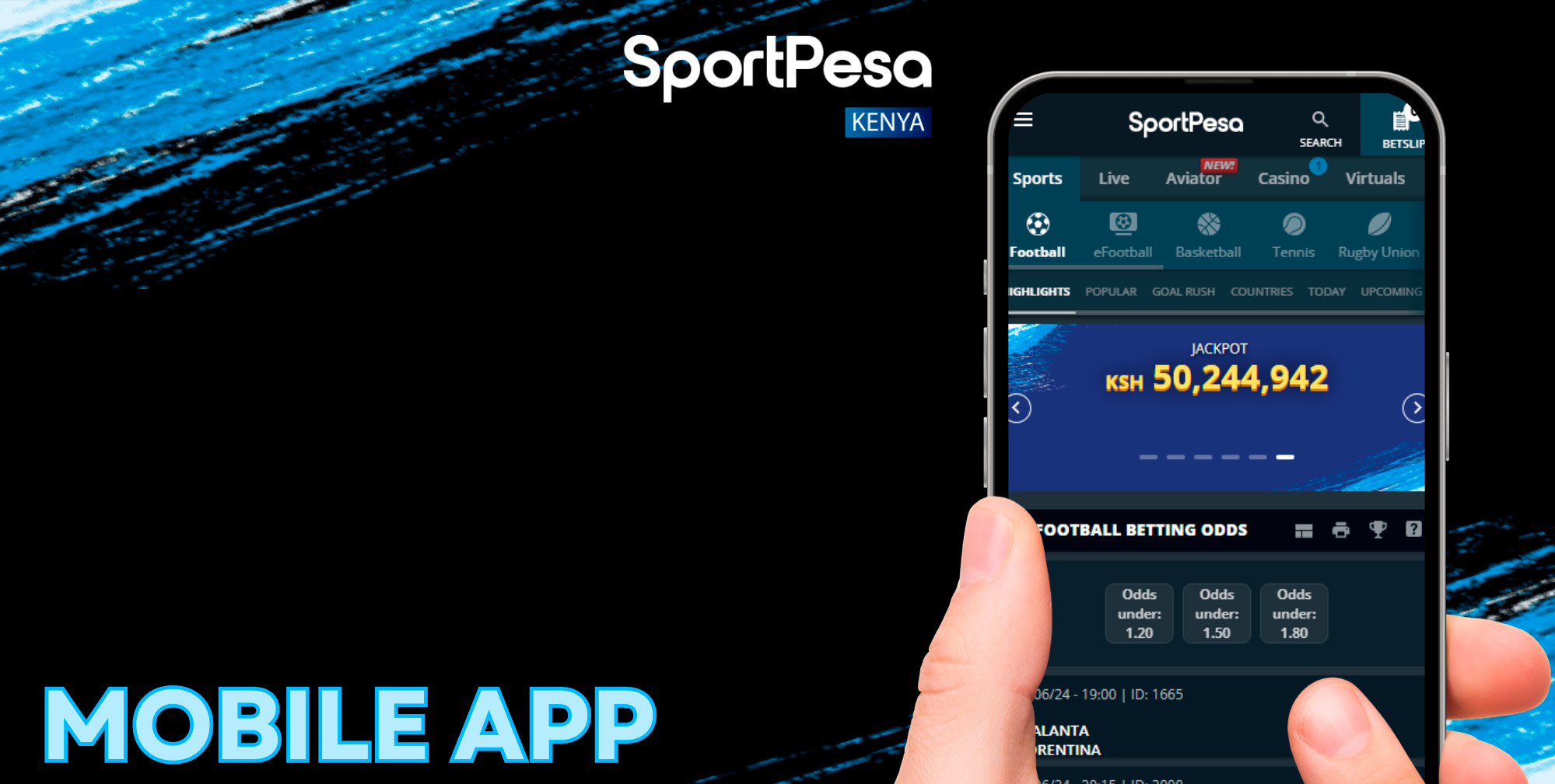 The Sportpesa mobile app version