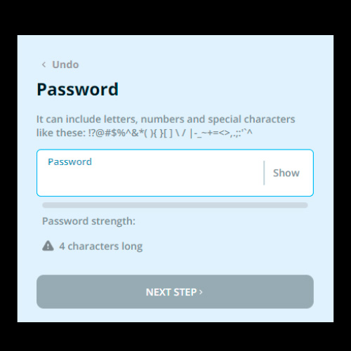 Create a Sportpesa password